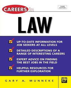 Careers in Law by Gary Munneke, 9780071411455