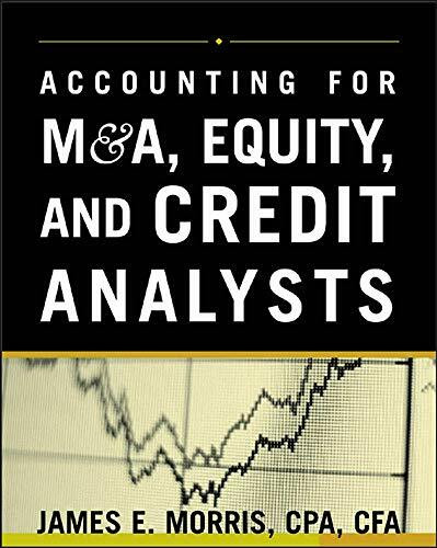 Accounting for M&A, Credit, & Equity Analysts by James Morris, 9780071429696