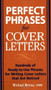 Perfect Phrases for Cover Letters by Michael Betrus, 9780071454063