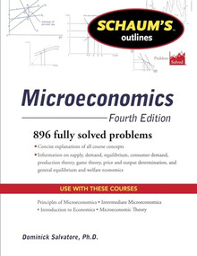 Schaum's Outline of Microeconomics, Fourth Edition by Dominick Salvatore, 9780071755450