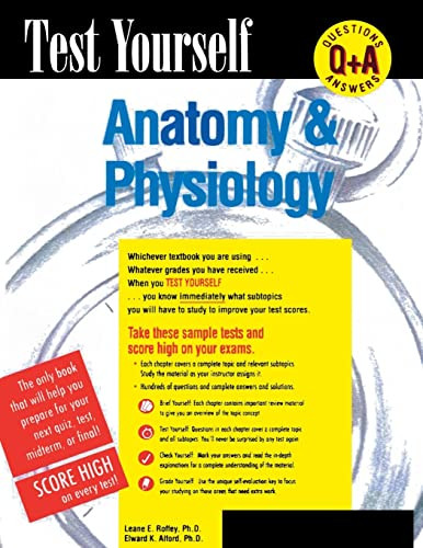 Test Yourself: Anatomy & Physiology by Elward K. Alford, 9780844223803