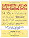 Handwriting Analysis (Putting It to Work for You) by Andrea McNichol, Jeffrey A. Nelson, 9780809235667