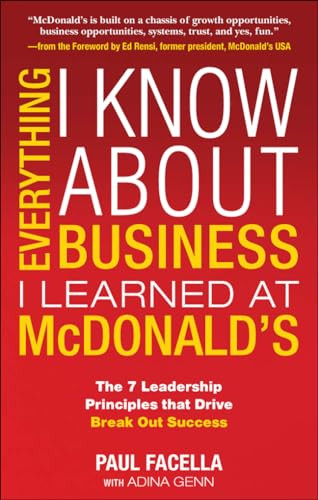 Everything I Know About Business I Learned at McDonalds by Adina Genn, Paul Facella, 9781259584220