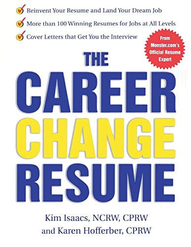 The Career Change Resume by Karen Hofferber, Kim Isaacs, 9780071411868