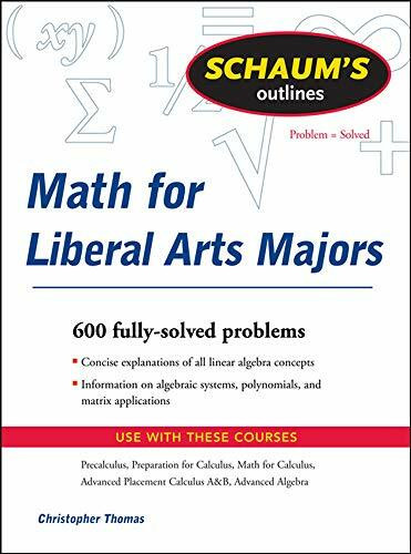 Schaum's Outline of Mathematics for Liberal Arts Majors by Christopher Thomas, 9780071544290