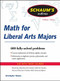 Schaum's Outline of Mathematics for Liberal Arts Majors by Christopher Thomas, 9780071544290