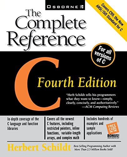 C: The Complete Reference by Herbert Schildt, 9780072121247