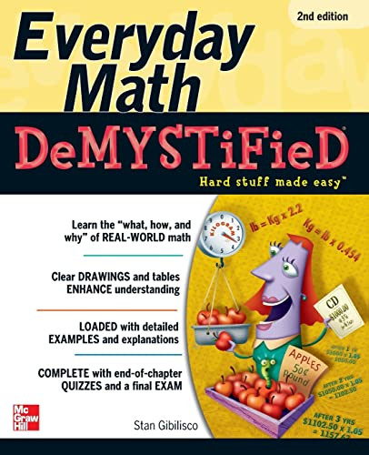 Everyday Math Demystified, 2nd Edition by Stan Gibilisco, 9780071790130
