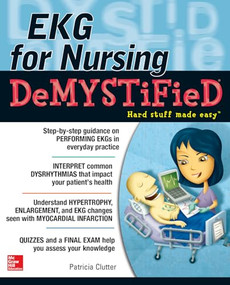EKG's for Nursing Demystified by Pat Clutter, 9780071801690