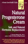 Natural Progesterone Cream by C. Norman Shealy, 9780879838898