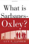 What is Sarbanes-Oxley? by Guy Lander, 9780071437967