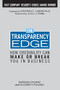 The Transparency Edge by Elizabeth Pagano, 9780071458849