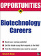 Opportunities in Biotech Careers by Sheldon S. Brown, 9780071476058