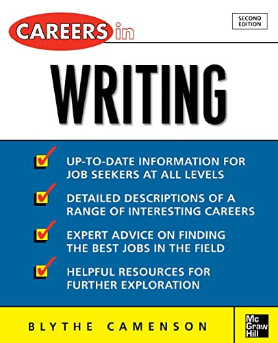 Careers in Writing by Blythe Camenson, 9780071482127