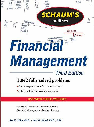 Schaum's Outline of Financial Management, Third Edition by Jae K. Shim, Joel Siegel, 9780071635318