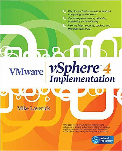VMware vSphere 4 Implementation by Mike Laverick, 9780071664523