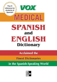 Vox Medical Spanish and English Dictionary by Vox, 9780071749183