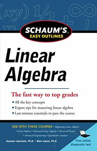 Schaums Easy Outline of Linear Algebra Revised by Marc Lipson, Seymour Lipschutz, 9780071777483