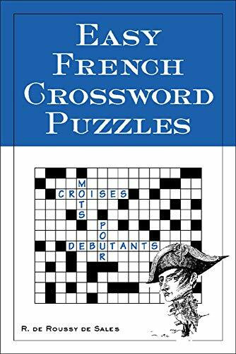 Easy French Crossword Puzzles by R. Sales, 9780844213309