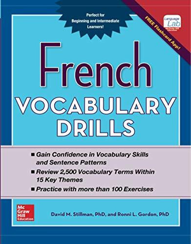French Vocabulary Drills by Ronni L. Gordon, David M. Stillman, 9780071826426