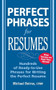 Perfect Phrases for Resumes by Michael Betrus, 9780071454056
