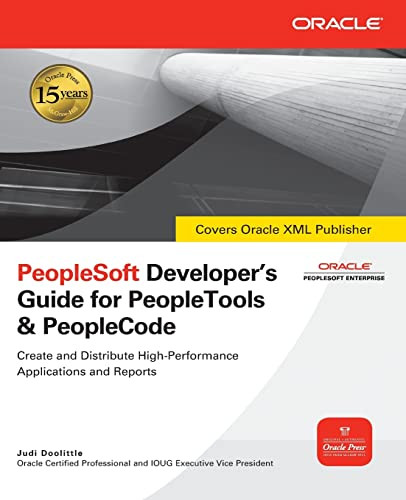 PeopleSoft Developer's Guide for PeopleTools & PeopleCode by Judi Doolittle, 9780071496629