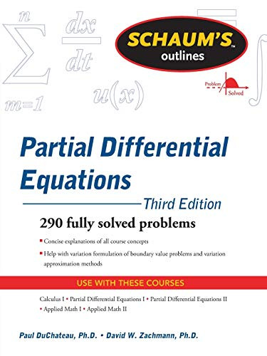 Schaum's Outline of Partial Differential Equations by Paul DuChateau, D. W. Zachmann, 9780071756181