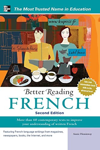 Better Reading French, 2nd Edition by Annie Heminway, 9780071770293