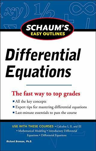 Schaum's Easy Outline of Differential Equations, Revised Edition by Richard Bronson, 9780071779814