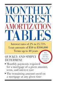 Monthly Interest Amortization Tables by Delphi, 9780809235643