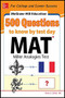 McGraw-Hill Education 500 MAT Questions to Know by Test Day by Kathy A. Zahler, 9780071832106