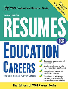 Resumes for Education Careers by Editors of VGM, 9780071437387