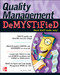 Quality Management Demystified by Sid Kemp, 9780071449083