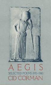 AEGIS (Selected Poems 1970-1980) by Cid Corman, 9780930794583