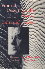 FROM THE DESERT TO THE BOOK by Edmond Jabes, 9780882680613