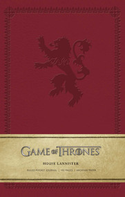Game of Thrones: House Lannister Ruled Pocket Journal by Insight Editions, 9781683830405