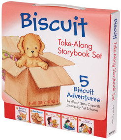 Biscuit Take-Along Storybook Set (A Box of 5 Books Plus Activity Pages for Dog Lovers) by Alyssa Satin Capucilli, Pat Schories, 9780061625169