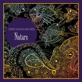 Super Scratch Art Pads: Nature by Union Square Kids, 9781454925064