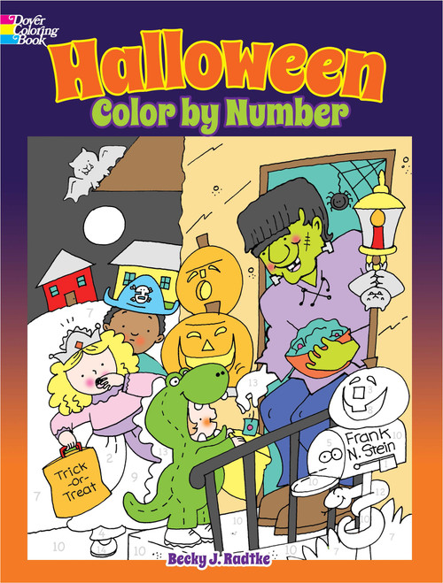 Halloween Color by Number by Becky J. Radtke, 9780486812168