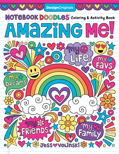 Notebook Doodles Amazing Me (Coloring & Activity Book) by Jess Volinski, 9781497203396