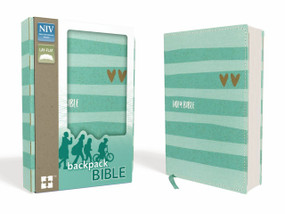 NIV Backpack Bible, Compact, Flexcover, Turquoise/Gold by  Zondervan, 9780310760641