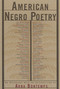 American Negro Poetry (An Anthology) by Arna Bontemps, 9780809015641