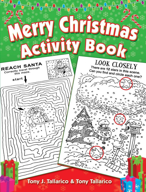 Merry Christmas Activity Book by Tony J. Tallarico, Tony Tallarico, 9780486819136