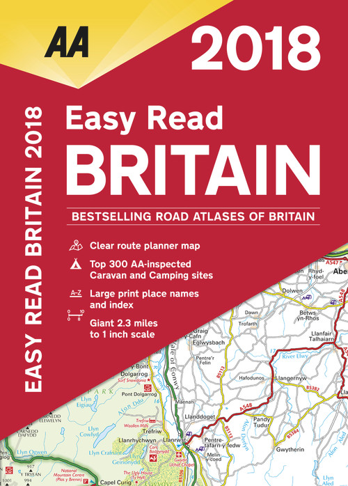Easy Read Britain 2018 FB by AA Publishing, 9780749578572