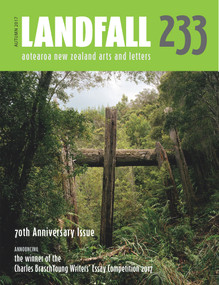Landfall 233 (Aotearoa New Zealand Arts and Letters, Autumn 2016) by David Eggleton, 9780947522520