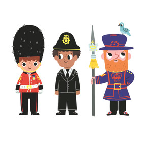 London Stationery: Character Print x3 by Marion Billet, 9781509817504