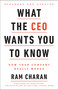 What the CEO Wants You To Know, Expanded and Updated (How Your Company Really Works) by Ram Charan, 9780553417784