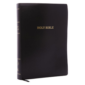 KJV Holy Bible: Super Giant Print with 43,000 Cross References, Black Leather-look, Red Letter, Comfort Print: King James Version by Thomas Nelson, 9780785215615