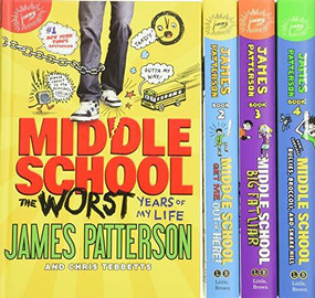 Middle School Box Set by James Patterson, Chris Tebbetts, Laura Park, Lisa Papademetriou, Neil Swaab, 9780316476515