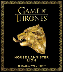 Game of Thrones Mask: House Lannister Lion (3D Mask & Wall Mount) by Wintercroft, 9781524799083